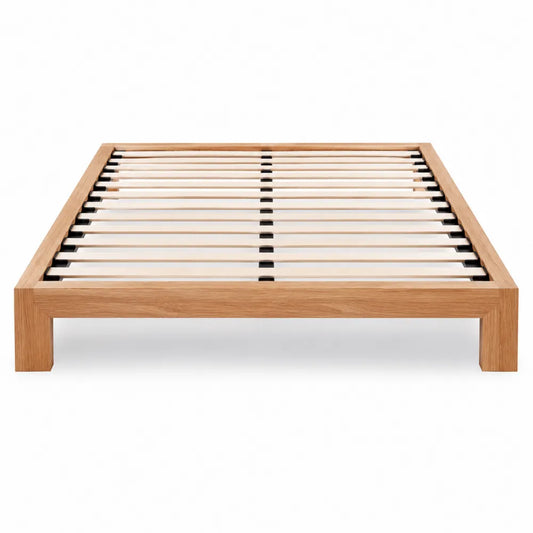 Cama de madera con somier 200x160 cm